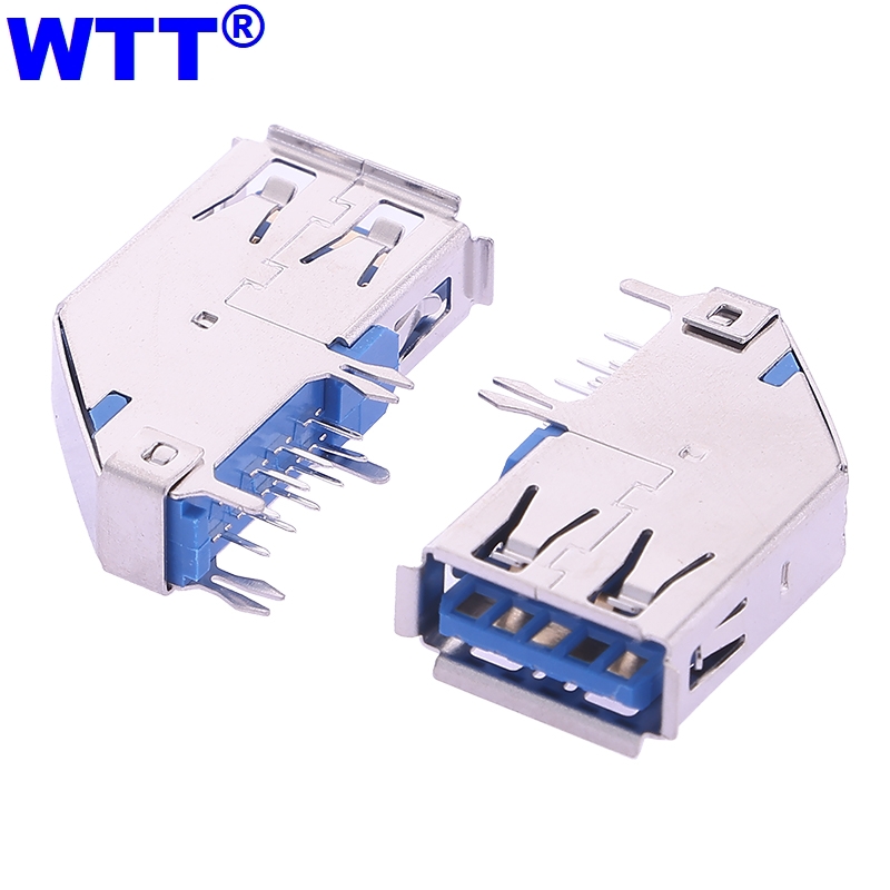 3.0USB母座侧插长体L=25.70MM