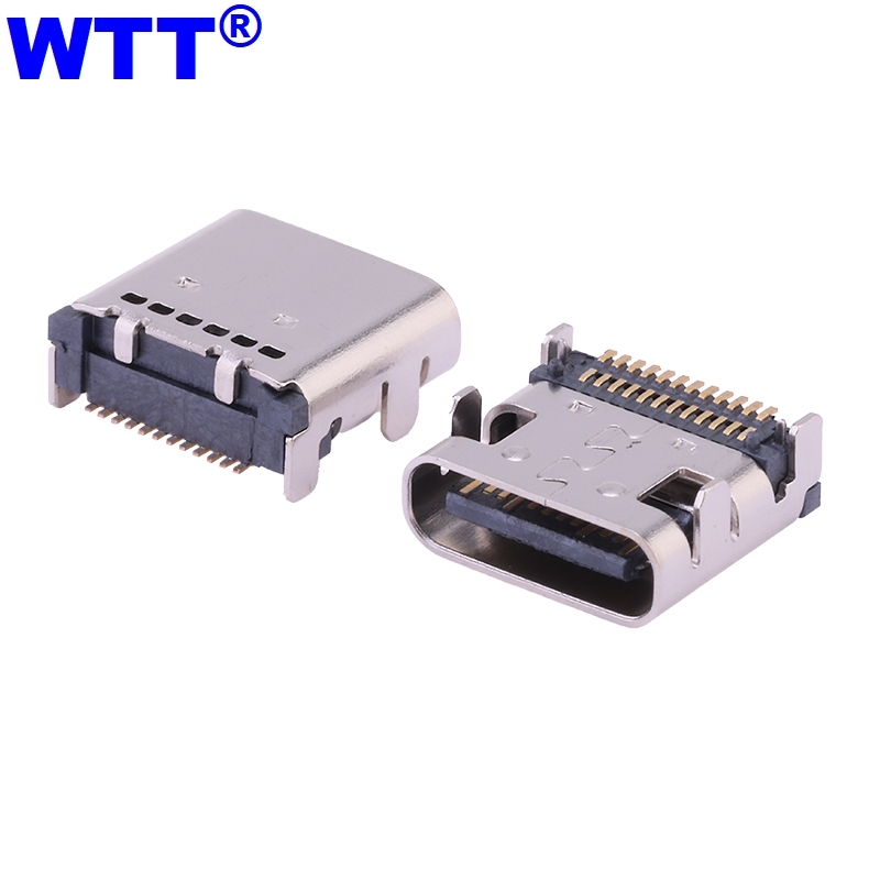 TYPE-C24P母座双贴片L=7.9MM
