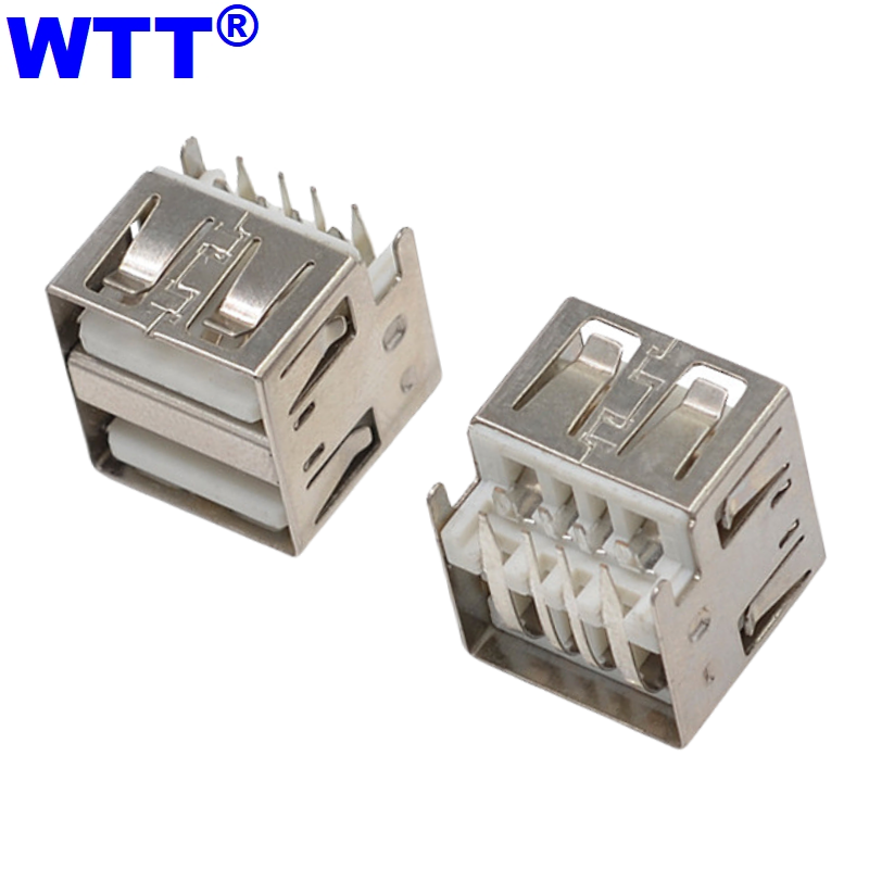 AF双层USB母座沉板式L=17.0MM