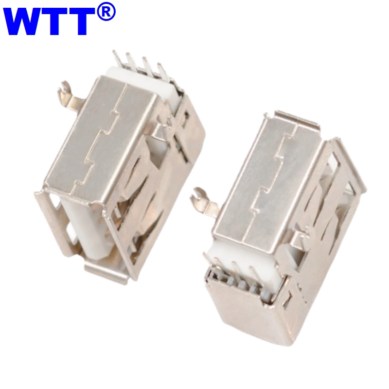 USB2.0 AF母座侧插沉板式