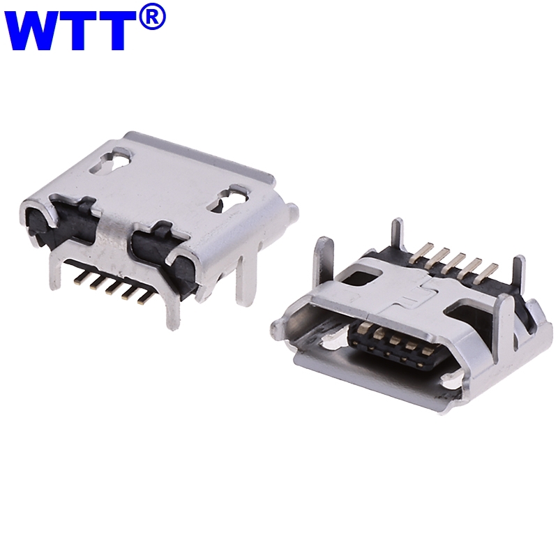 MICRO5PIN母座小牛角间距4.85MM
