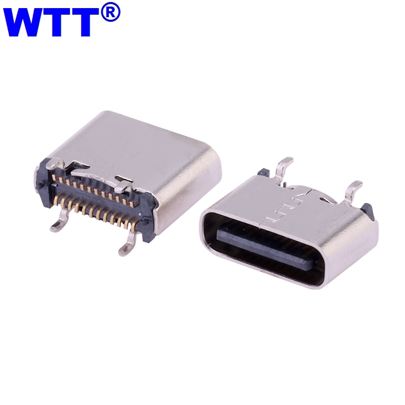 TYPE-C24P母座短体立贴